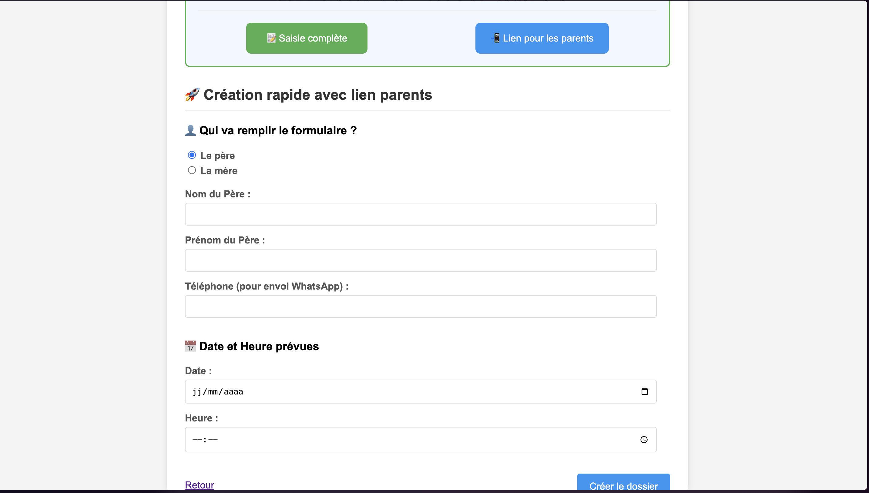Création rapide d'une Brit Milah
